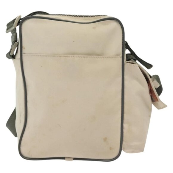 PRADA Sports Shoulder Bag Nylon White Silver Auth 138207 - Picture 2 of 16
